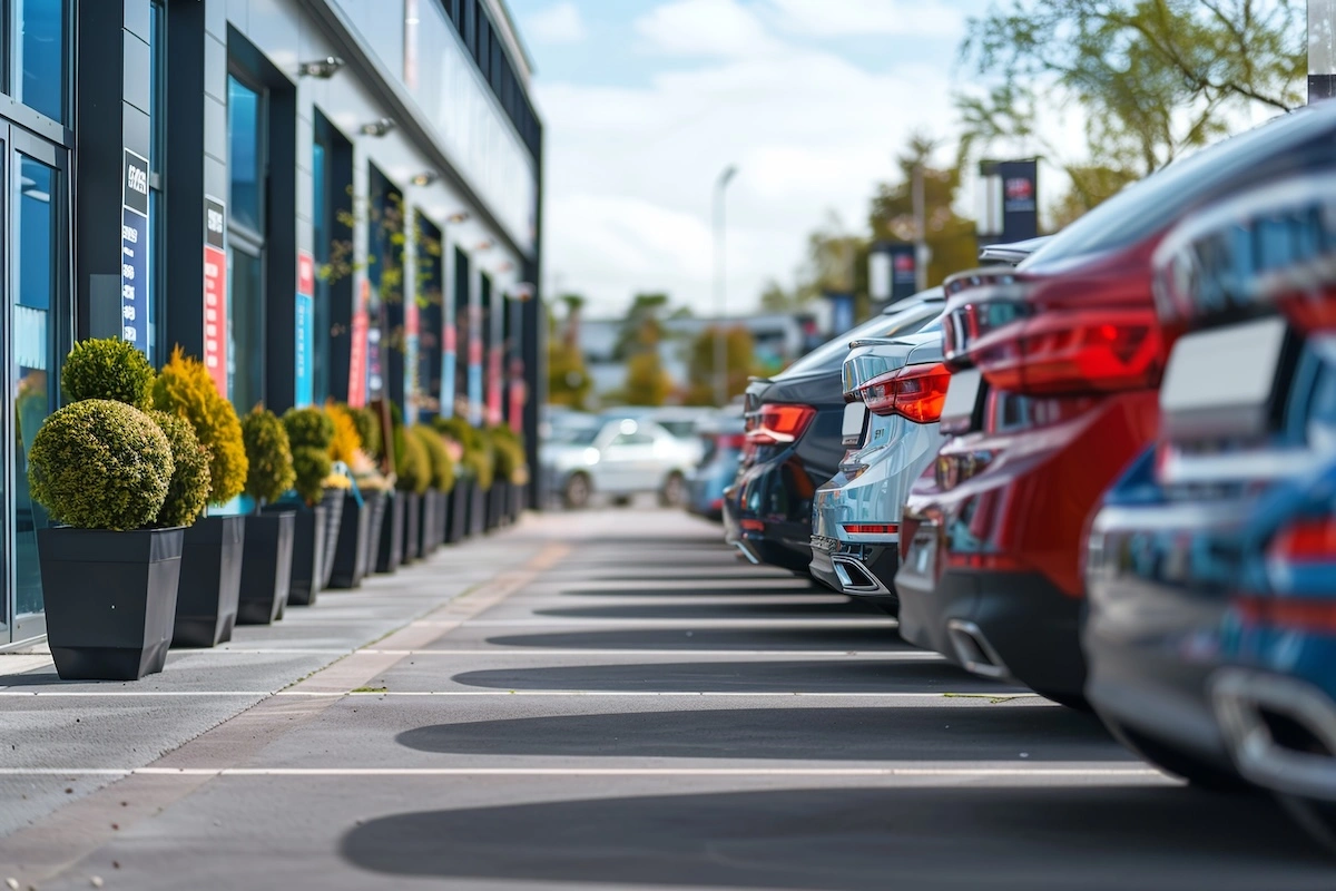 parcheggio aziendale con flotta di grandi dimensioni